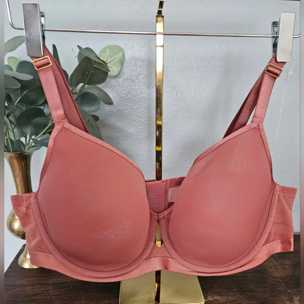 NWT Soma Perfect Coverage Lightest Lift Smooth Clay Rose Color Bra Size 42D